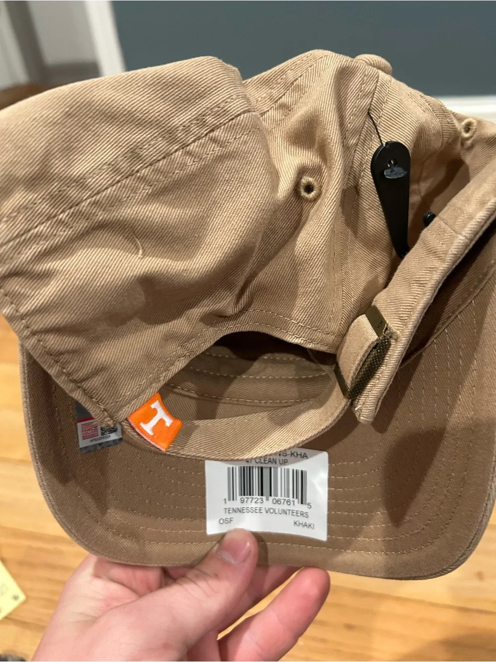 47 Brand Tan Hat with Orange 'T' Patch University of Tennessee